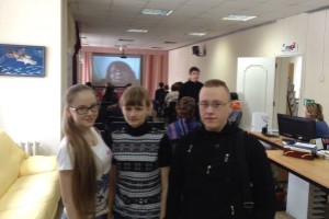 Медиамост с учащимися Нижневартовска