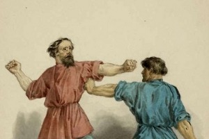 Старинная русская забава — кулачный бой