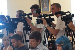 Фотоотчет с пресс-конференции, посвященной XLVII Лермонтовскому празднику