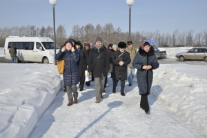 Интернациональная делегация в "Тарханах"