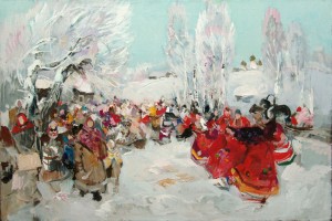 МАСЛЕНИЦА. Картины разных эпох