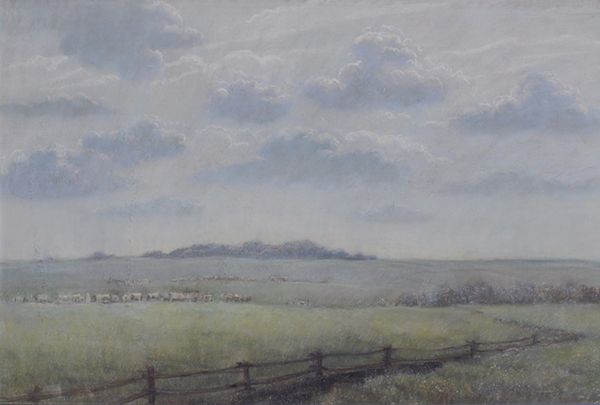 Арсеньевский лес.1977. Б., пастель. 56х83,5
