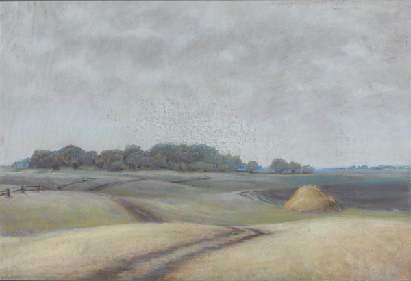 Дубовая роща. 1977. Б., пастель. 56х84