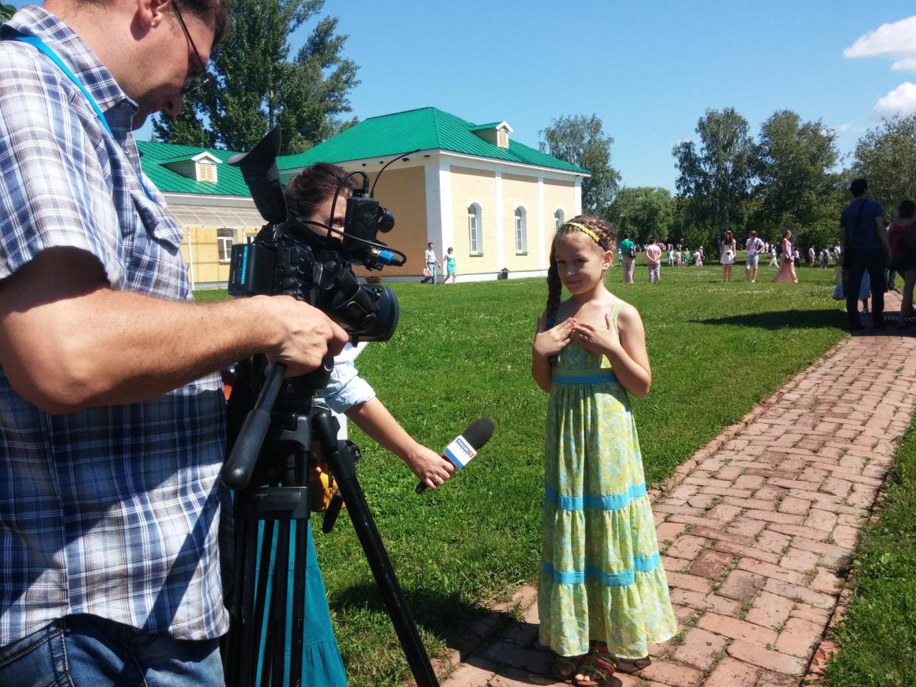 Победители международного конкурса "Читаем Лермонтова" в "Тарханах". Фотографии Гараниной Татьяны
