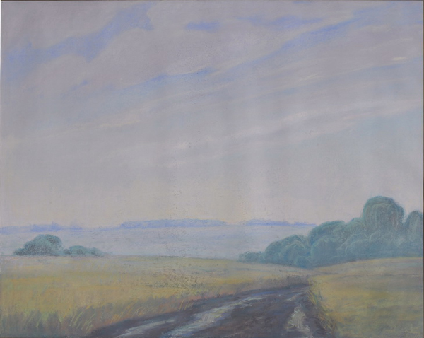 Тарханы. Утро. 1999. Б., пастель. 62х79
