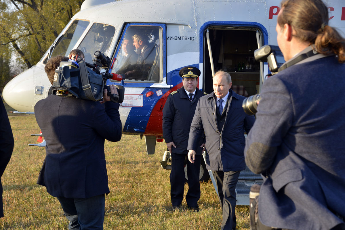 Президент России В.В. Путин в "Тарханах"
