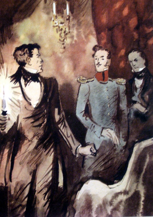 М.Ю. Лермонтов "Маскарад". Москва, ГИХЛ 1949 г. Художник Н.Кузьмин