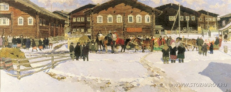 Стожаров В.Ф. Важгортские проводы зимы. 1966