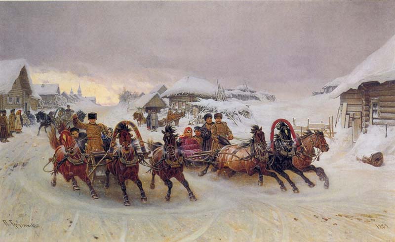 Грузинский П.Н. Масленица. 1889