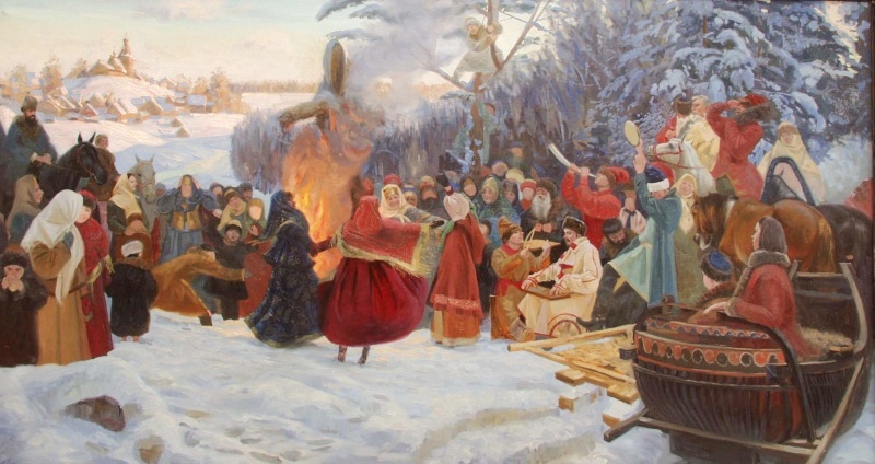 Кожин С.Л. Масленица. Проводы зимы в XVII веке