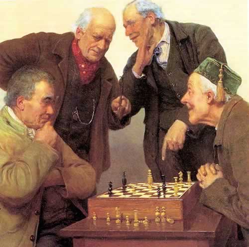 Джованни Гариней (Giovanni Garinei) (1846-?). «Игра в шахматы»
