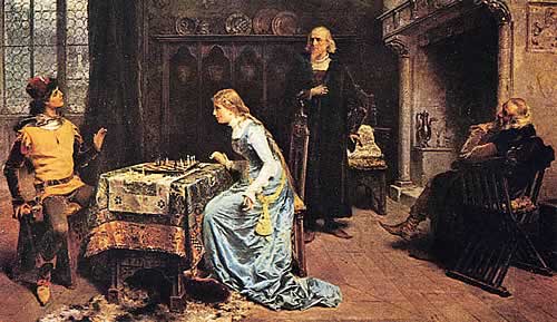 Джироламо Индуно (Gerolamo Induno). «Шахматы», 1881 г.