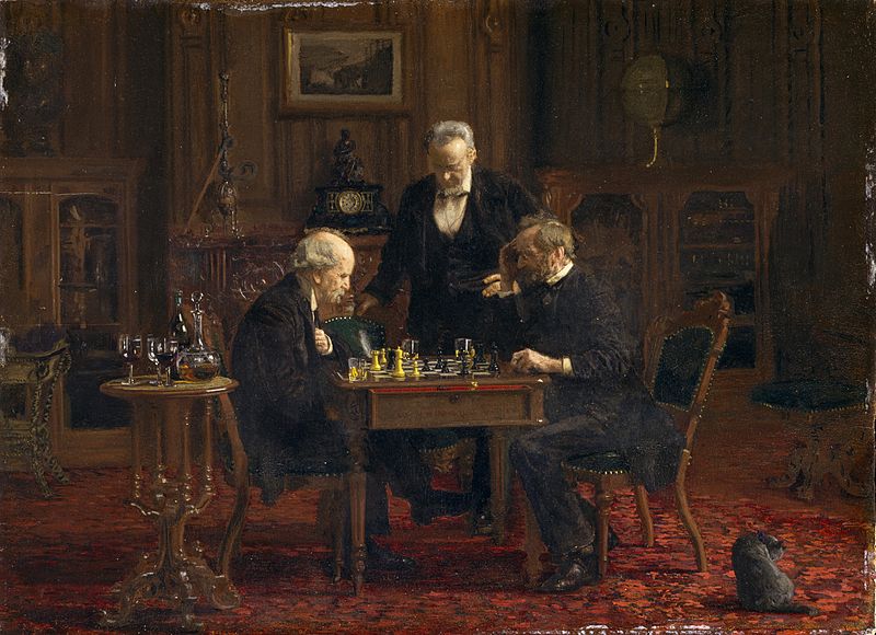 Томас Икинс (Thomas Eakins). «Шахматисты», 1876 г.
