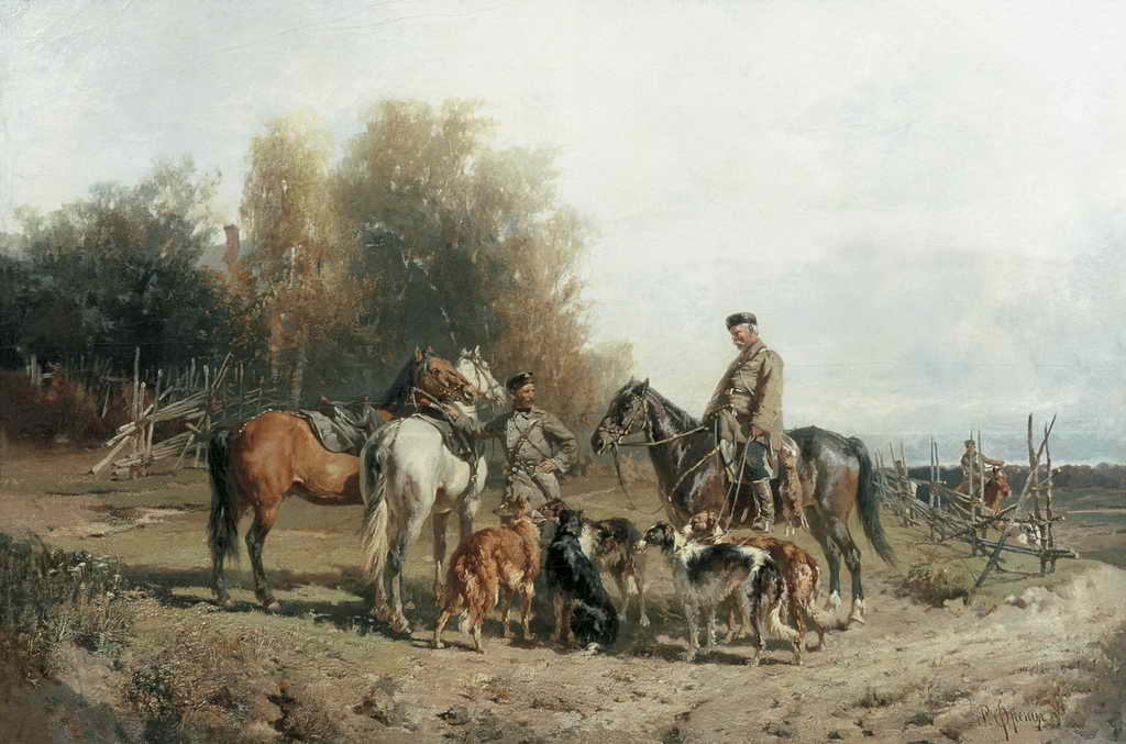 Френц Р.Ф. (1831—1918). «Охотники (Сборы на охоту)»