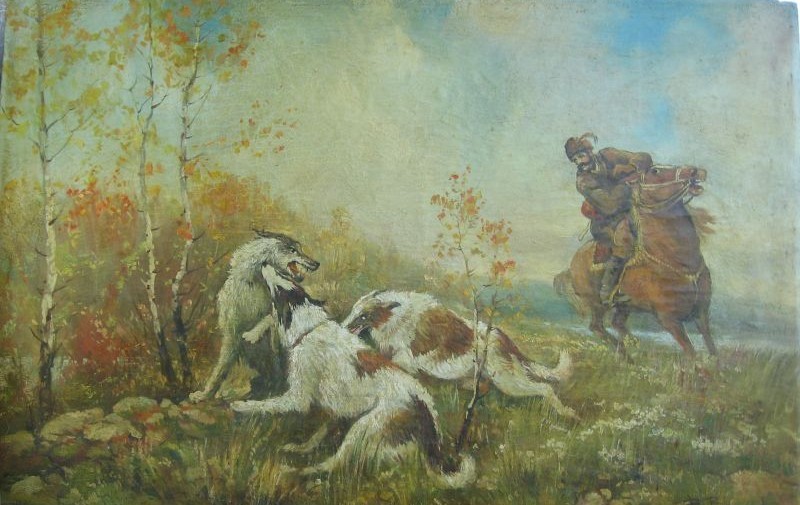 Боманд Ф. «Охота на волка», конец XIX в.