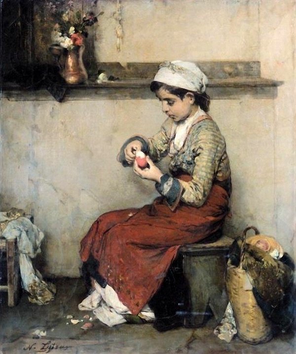 Nikiforos Lytras. «The Easter egg», 1874-1875 гг.