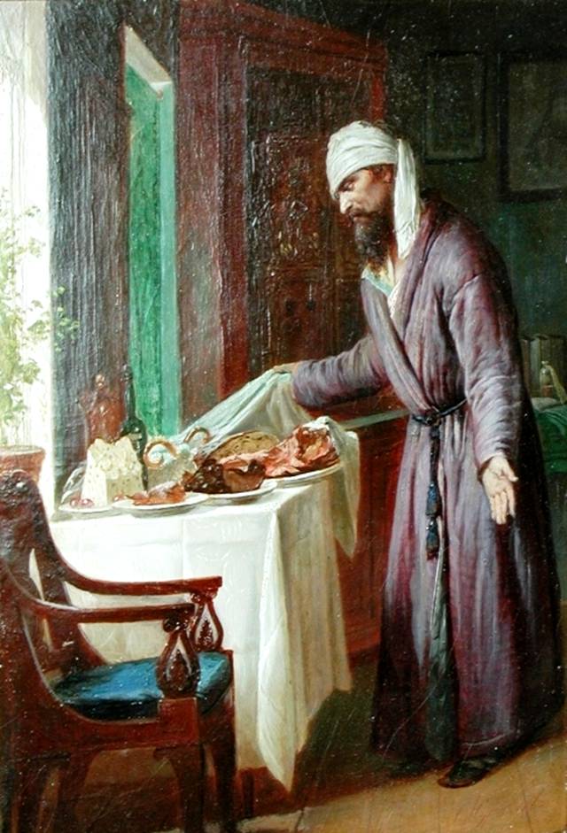 Журавлёв Ф.С. «Пасхальное угощение», до 1901 г.