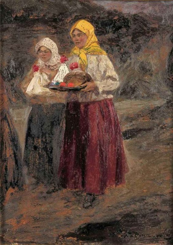Владимиров И. (1869-1947) «C заутренней».