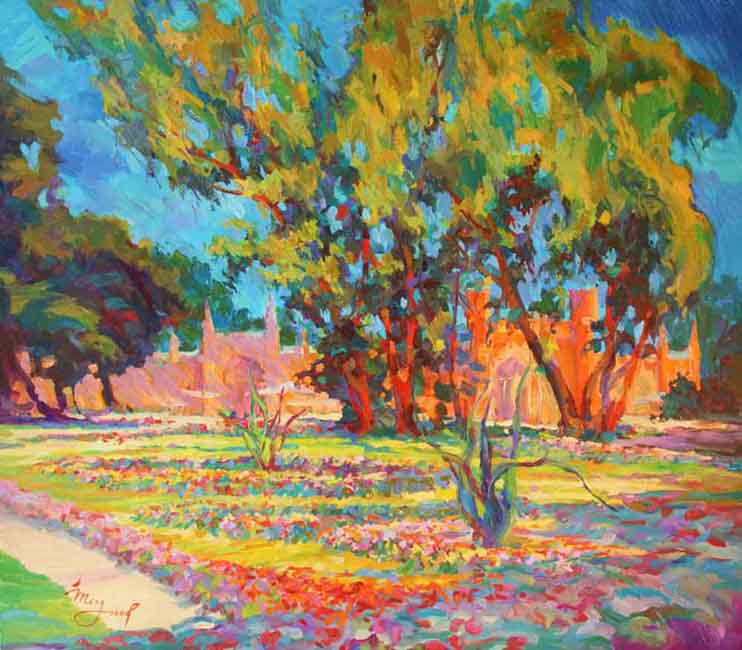 Миргород И. На Водах. Мир Лермонтова. Холст, масло. 2009