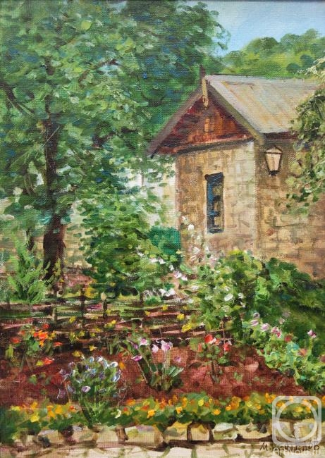 Нефёдов М. Лермонтовский дворик. Холст, масло. 2008