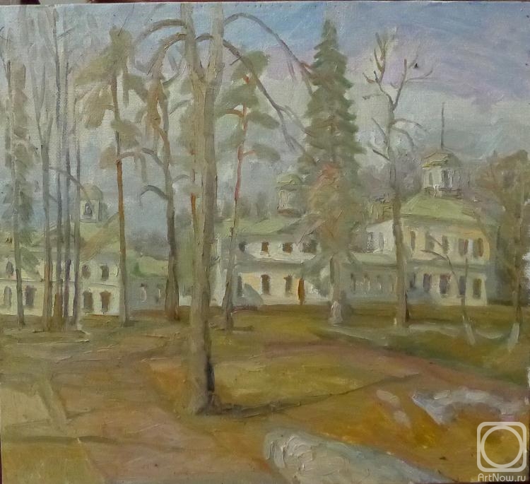 Федотов В. Усадьба Лермонтовых в Середниково. Холст, масло. 2013
