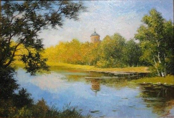 Автор не указан. Тарханы. Детство М.Ю. Лермонтова. Холст, масло