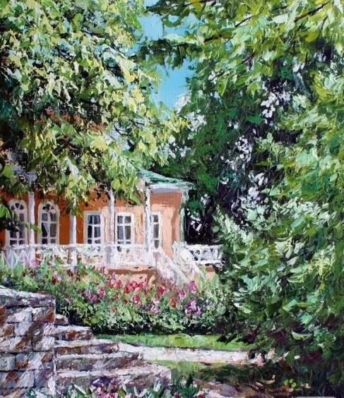 Вавейкин В. Тарханы. Музей-усадьба М.Ю. Лермонтова. Холст, масло. 2011
