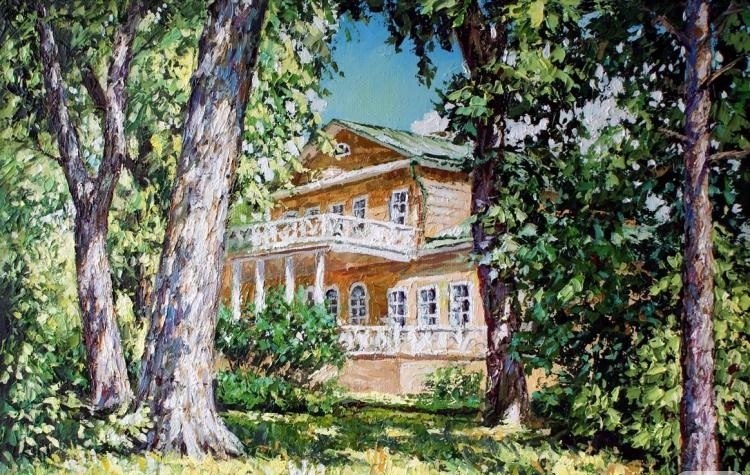 Вавейкин В. Усадьба Тарханы. Холст, масло. 2011