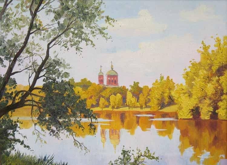 Можаева М. Тарханы. Осень. Холст, Масло. 2011