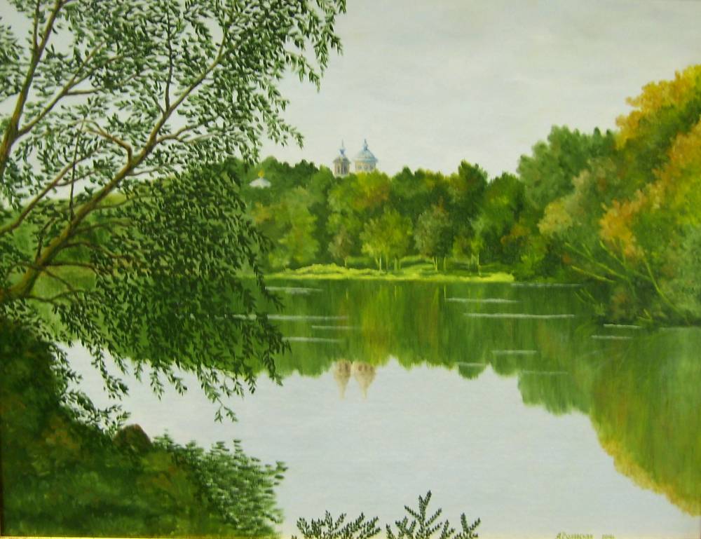 Гулавская А. Тарханы. Вид с пруда. 2012