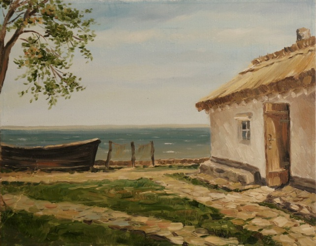 Гусев Е. Из серии "Тамань". Домик Лермонтова. 2012