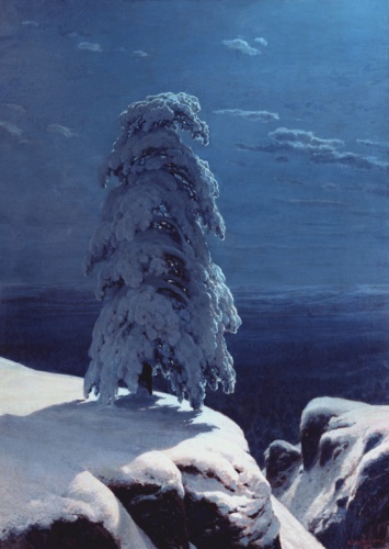 Шишкин И. На севере диком. На мотив стихотворения М.Ю. Лермонтова "Сосна". 1891