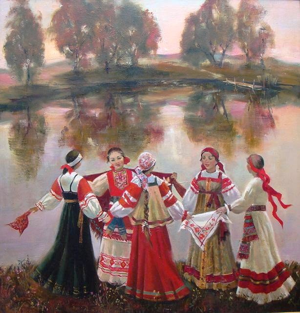 Юркина Е. Хоровод на Троицу
