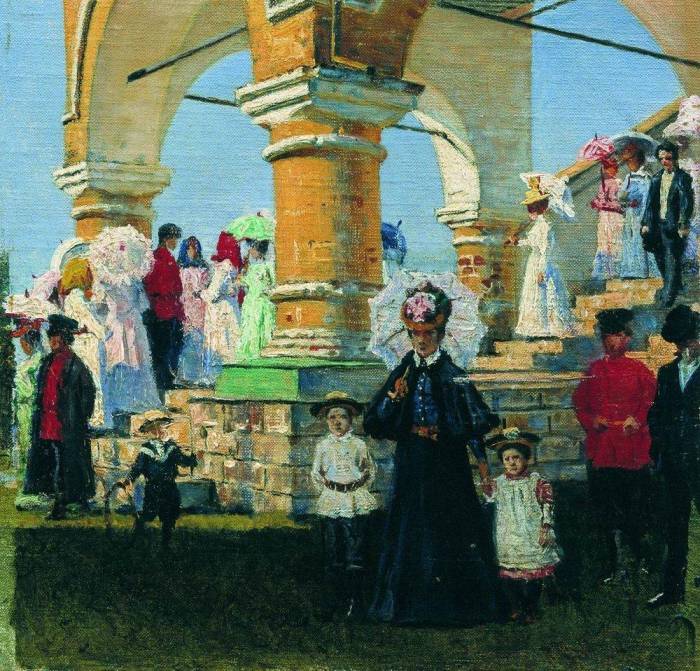 Верещагин В. (1842-1904) Троицын день. Село Коломенское