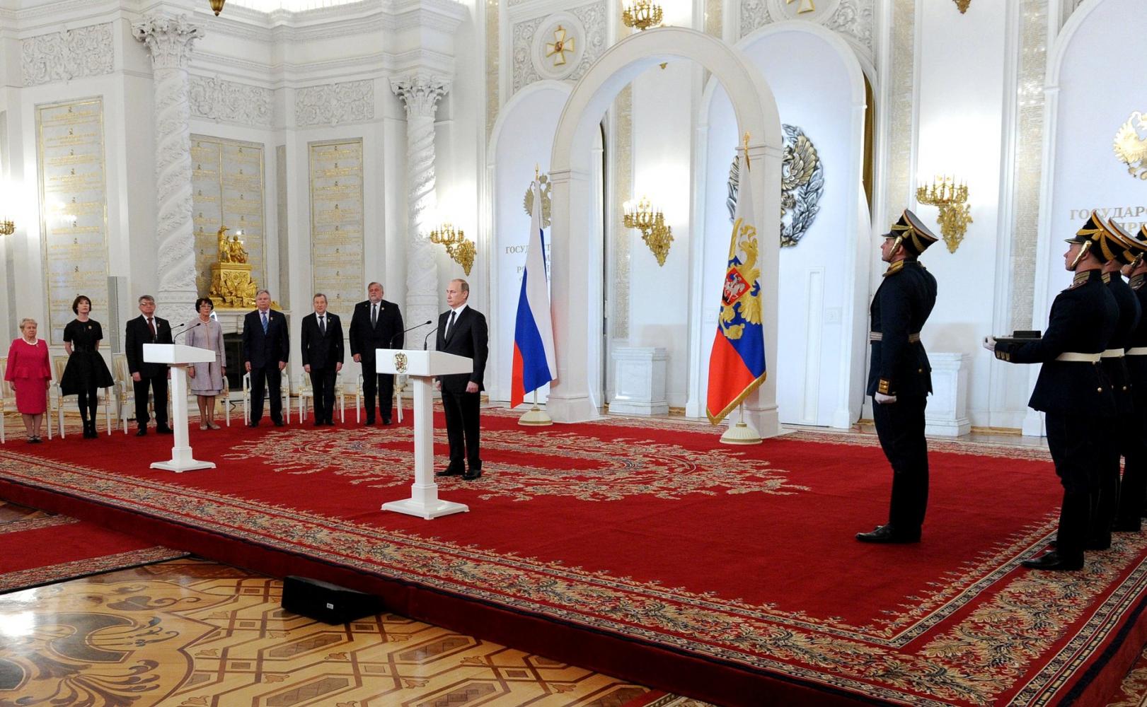 Церемония вручения Государственных премий РФ. 12 июня 2015 г.