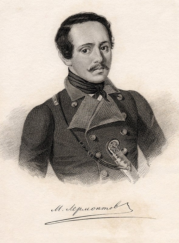 Борель П. Портрет М.Ю.Лермонтова. Литография. 1859