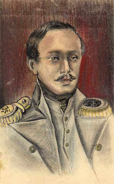 Гомбарг Ю. Портрет М.Ю. Лермонтова. 1940–1941