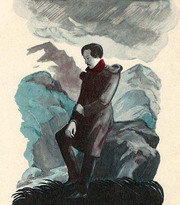 Иллюстрация к книге Т.А. Ивановой Лермонтов на Кавказе