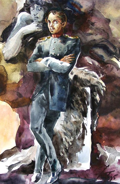 Чистяков Ю. Портрет Лермонтова. 1994