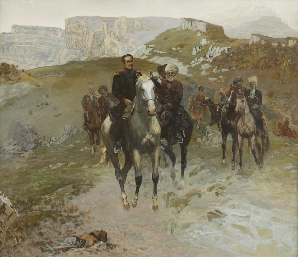 Захаров И.И. «Лермонтов с сотней» (Лермонтовский отряд охотников)