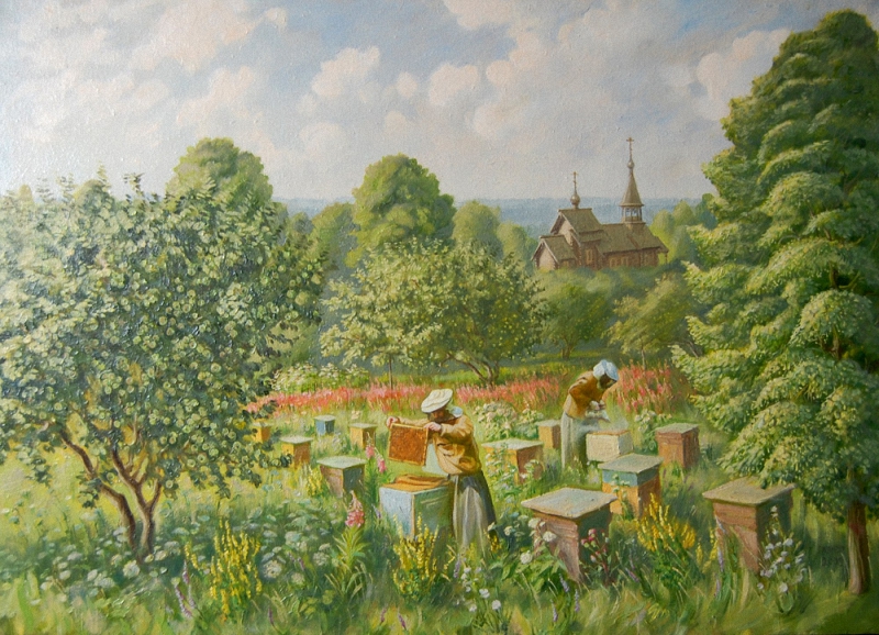 Добровольская Г.Х. Монастырская пасека. 2009