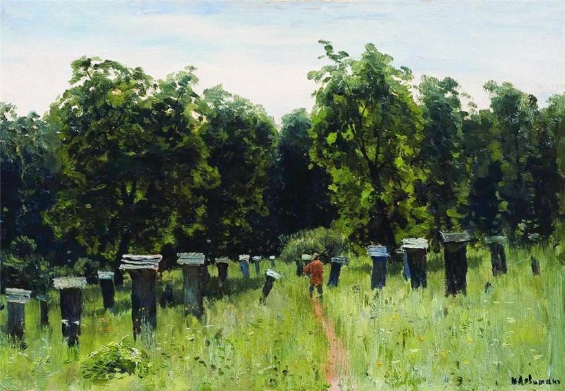 Левитан И.И. Пасека. 1880