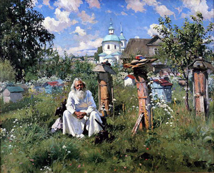 Маковский А.В. На пасеке. 1916