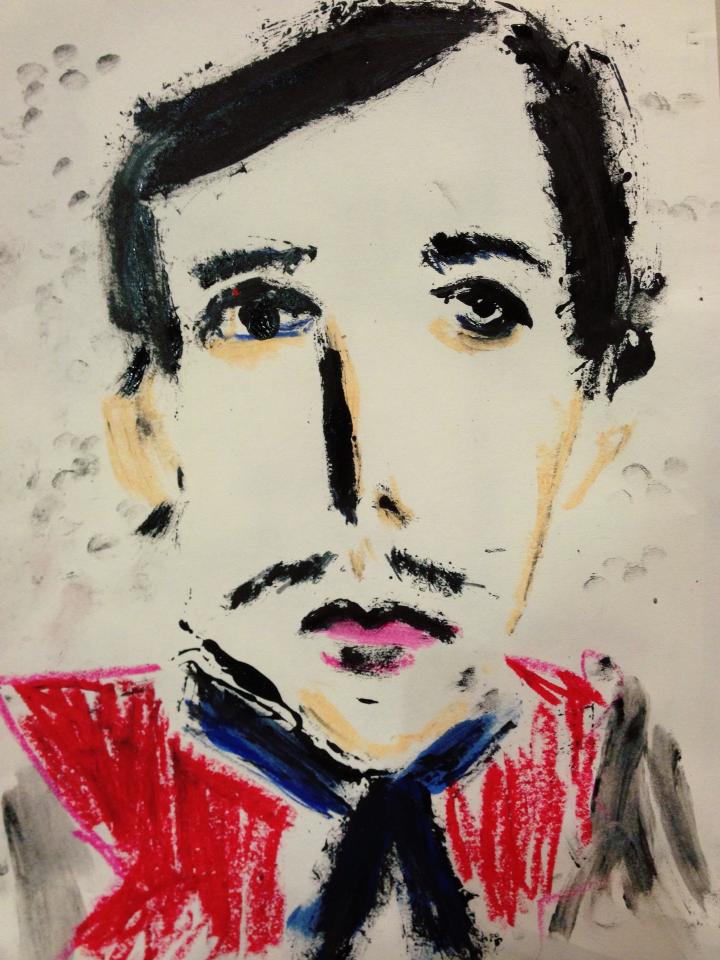 М.Ю. Лермонтов глазами художников 21 века. Luka Fisher. Portrait of Lermontov-Pechorin