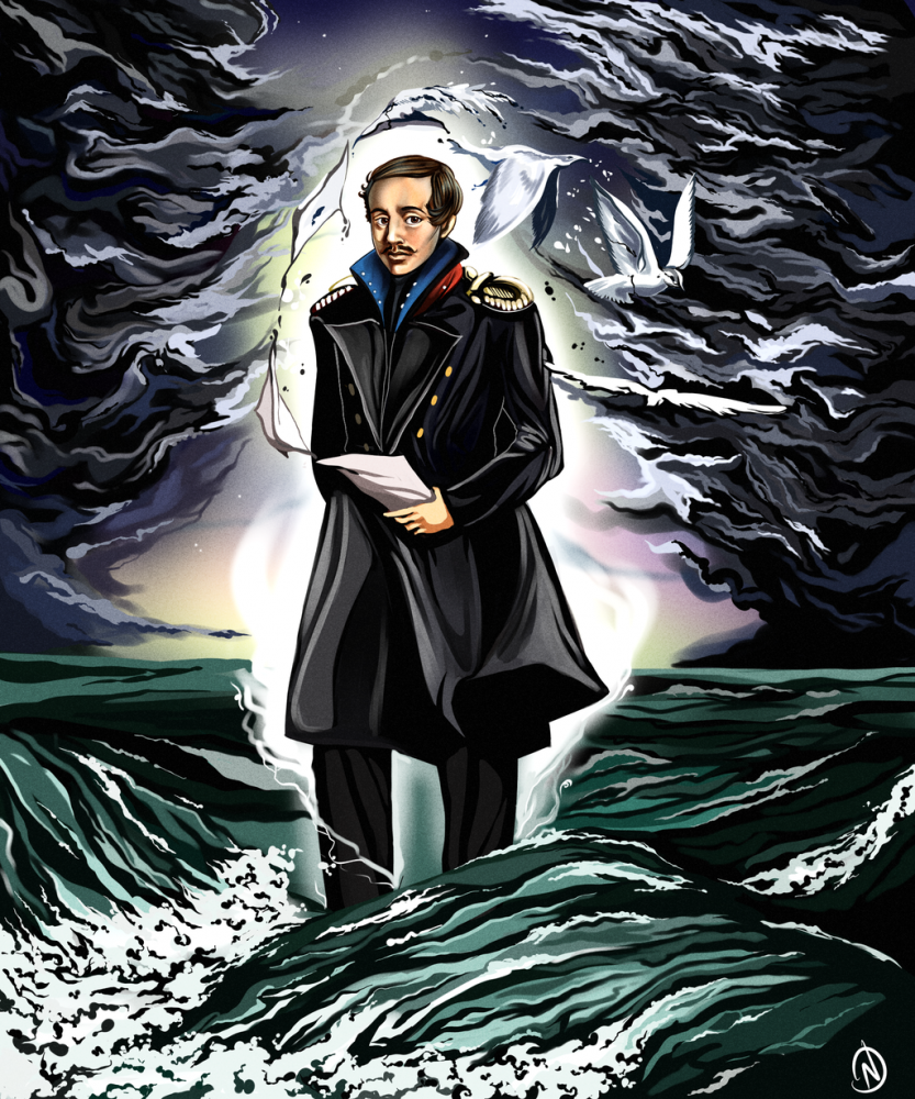 М.Ю. Лермонтов глазами художников 21 века. Nogicu (никнейм). Lermontov soul of a poet