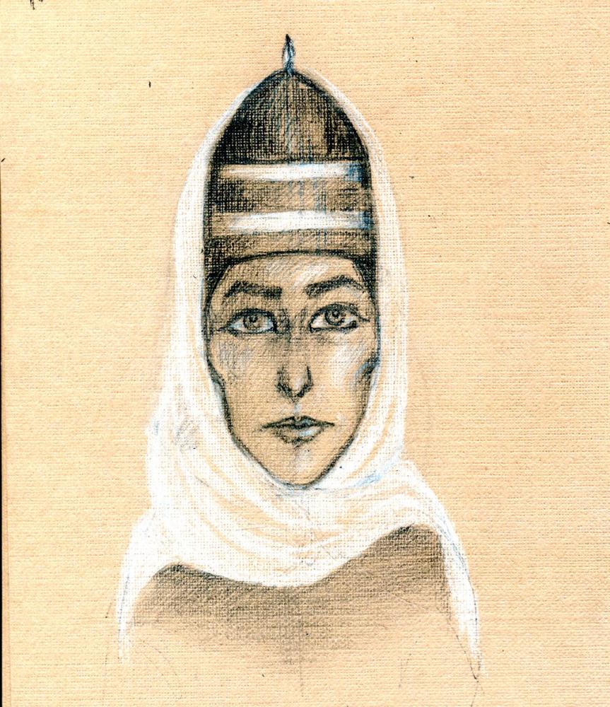 Jea666 (Zhanna). Sketch of circassian woman