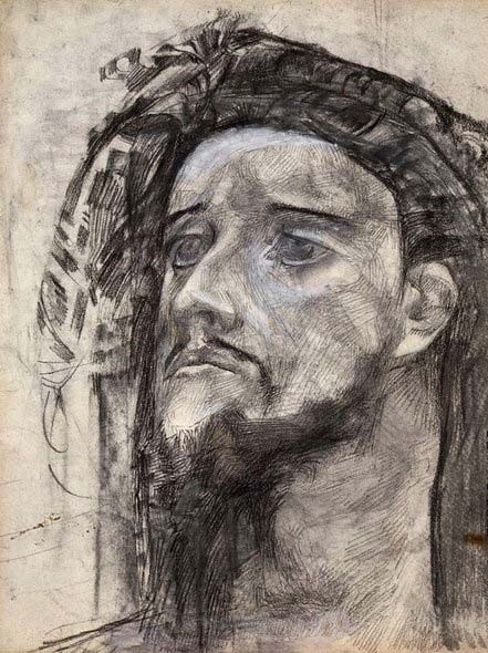 Врубель М.А. Голова Пророка. 1904—1905
