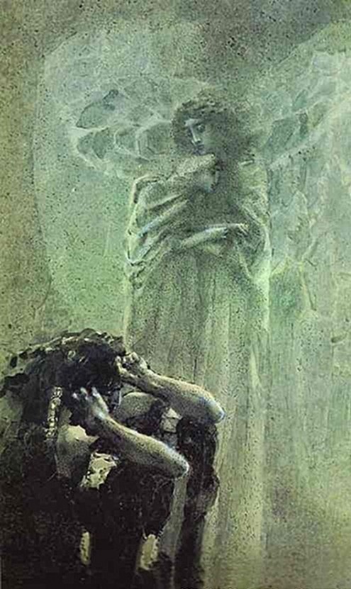 Врубель М.А. Демон. 1890—1891
