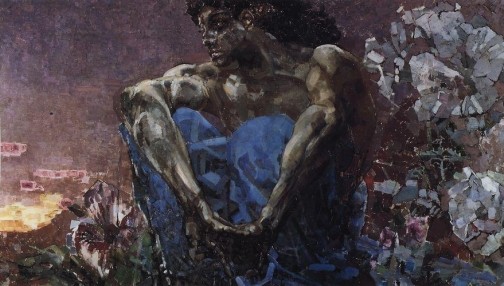 Врубель М.А. Демон сидящий. 1890