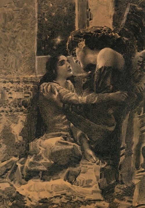 Врубель М.А. Тамара и Демон. 1890—1891